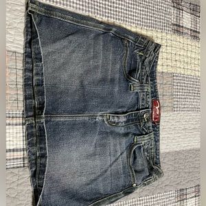 Womens Jean mini skirt